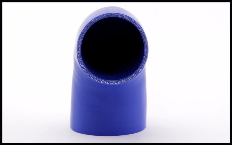 Paishun - Black/Blue/Red Color 4 Ply 90 Degree Elbow Silicone Hose For Truck 90 Degree Elbow Hose 8