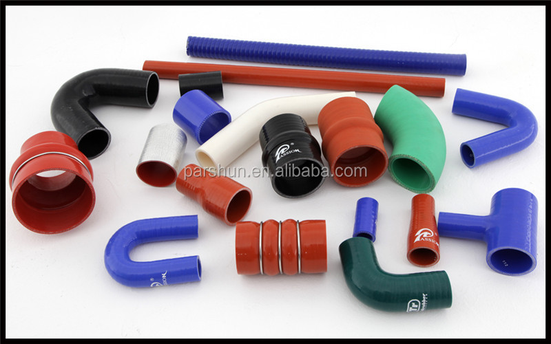 Paishun - 30/45/90/135/180 Degree Elbow Silicone Rubber Hose 4-ply Fabric Reinforced Radiator Silicone Hose Silicone Rubber hose 9