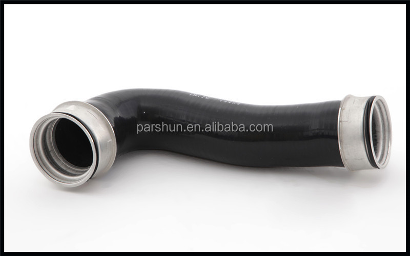 Black OEM Custom Bend Silicone Tube Reinforced Water Coolant Hose Pipe