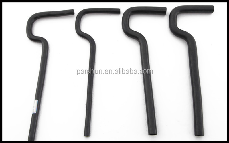 Black Automotive Bending Radiator AEM/ACM/EPDM Rubber Heat Resistant Hose