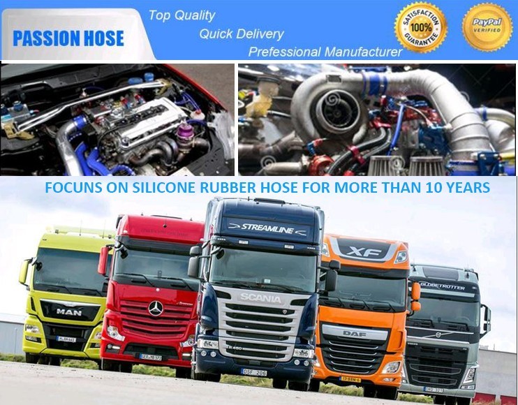 Paishun - 76mm/1000mm Reinforced 4-Ply High Temperature Flexible Straight Silicone Hose Coupler Silicone Rubber hose 18