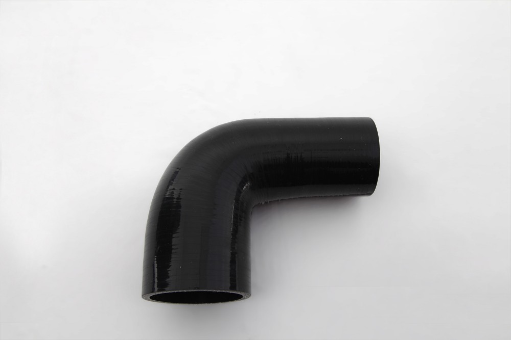 Paishun - Universal Car Steam 90 Degree Elbow 3-4 ply Silicone Exhaust Hose Reducer Silicone Rubber hose 10