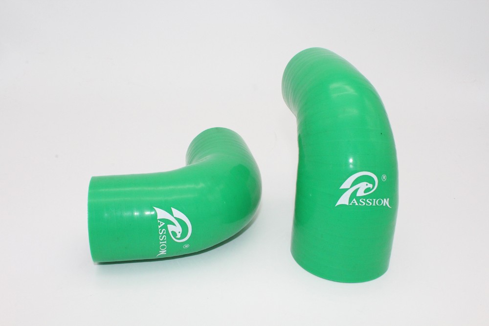 Paishun - Universal Car Steam 90 Degree Elbow 3-4 ply Silicone Exhaust Hose Reducer Silicone Rubber hose 8