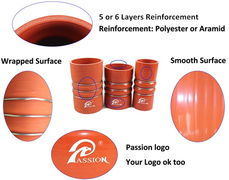 90 Degree Elbow Car Radiator Silicone Rubber Hose Smooth Surface Silicone Coupler Intercooler Silicone Hose