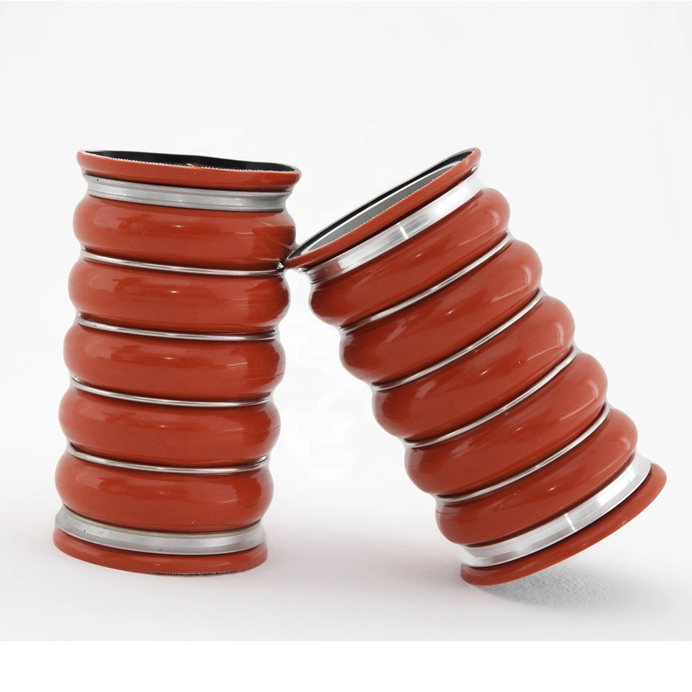 Paishun - Red Hump Intake Pipe Tube Charging Air Silicone Heavy Duty Truck Hose Silicone/ Rubber OEM Hose 1