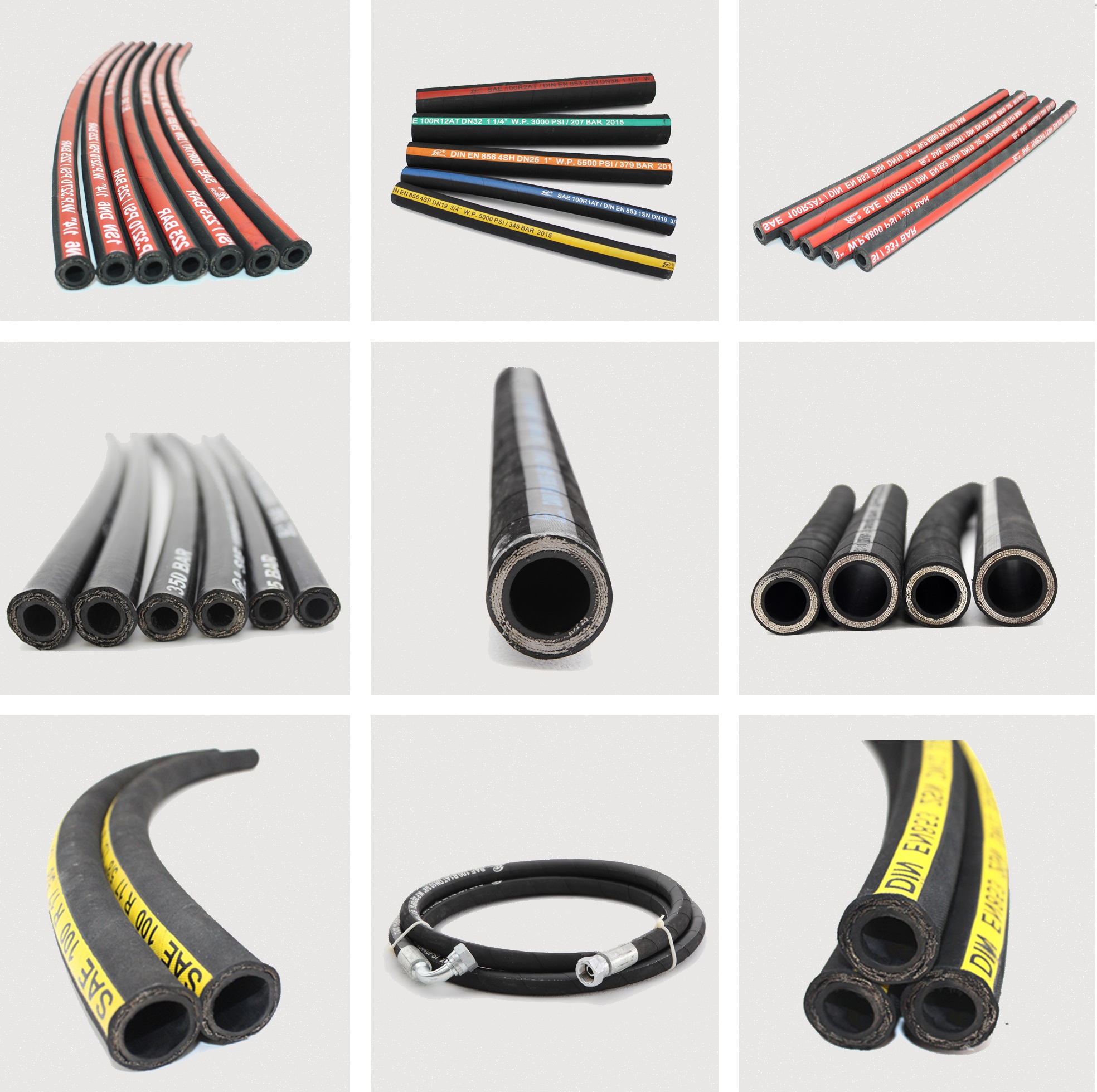 Paishun - 5000 PSI 3/4 Inch Hydraulic Rubber Hose Prices SAE 100R2 EN853 2SN 7