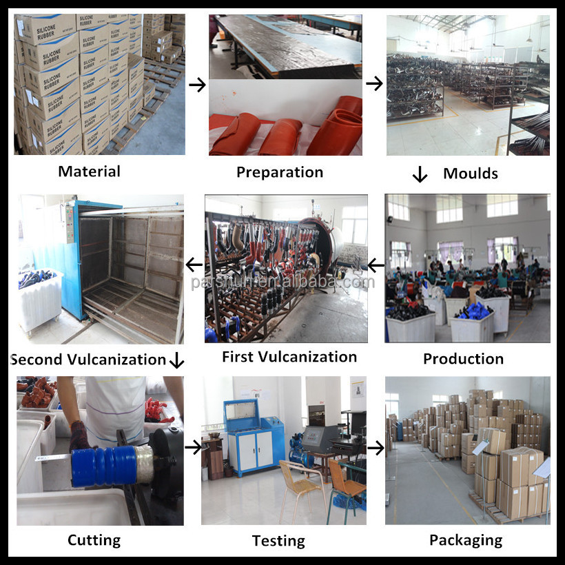 Paishun - Automotive Silicon Engine Air Intake Hose/Tractor Radiator Hose All Types Straight Hump Hose 6