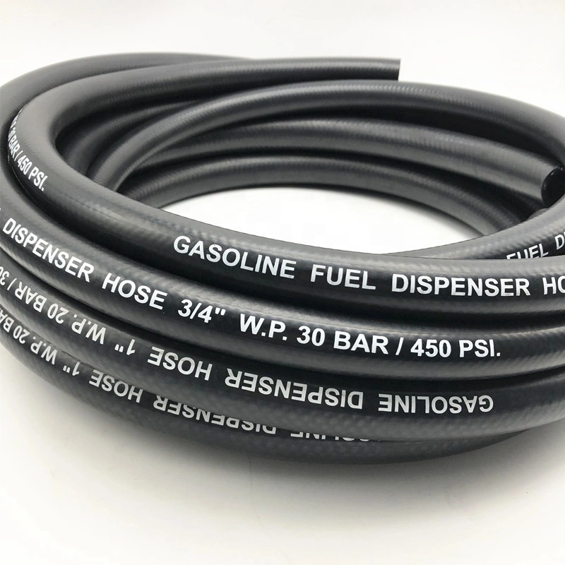 Paishun - Service Station Use 3/4 inch 1 inch Flexible Soft Fuel Dispensing Oil Gasoline Pump Hose Gasoline Fuel Oil Hose 1