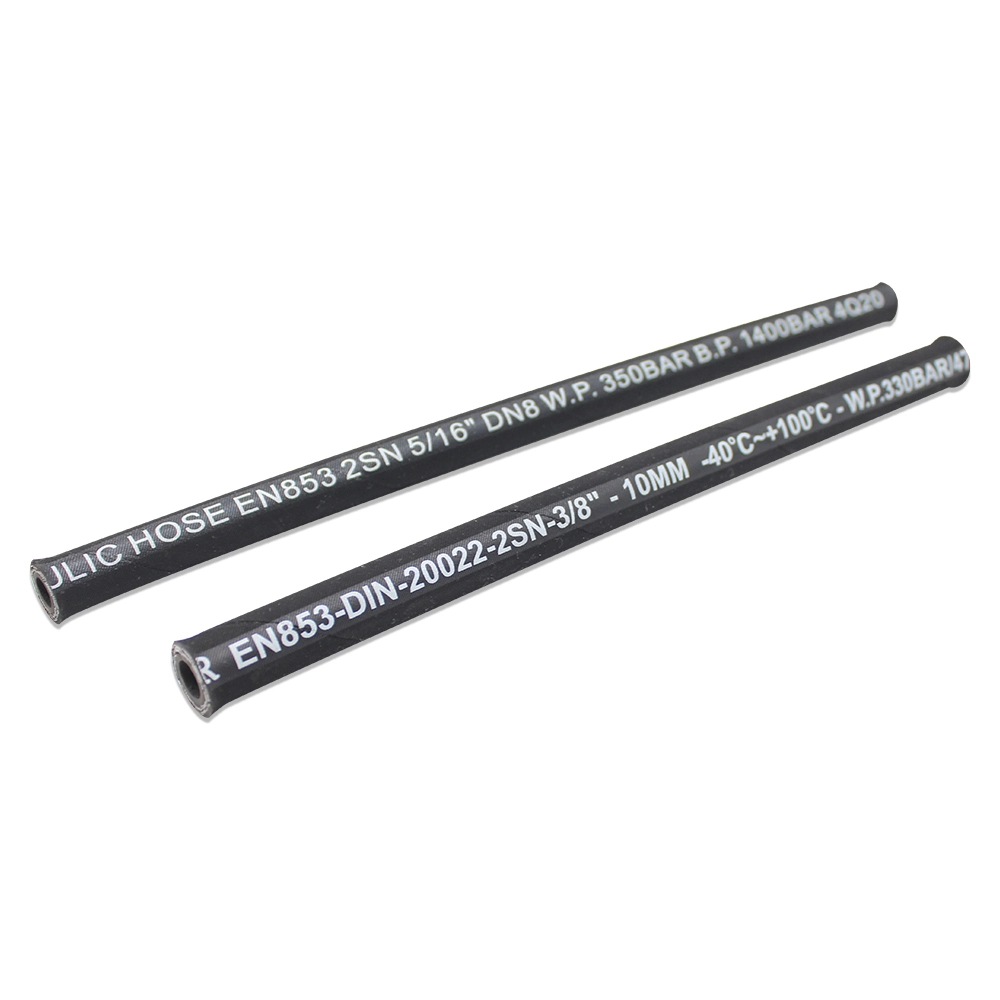 Paishun - Wire Braid Hydraulic Rubber Hose 5/16 Hydraulic Braided Rubber Hose SAE 100R1 / EN 853 1SN 1