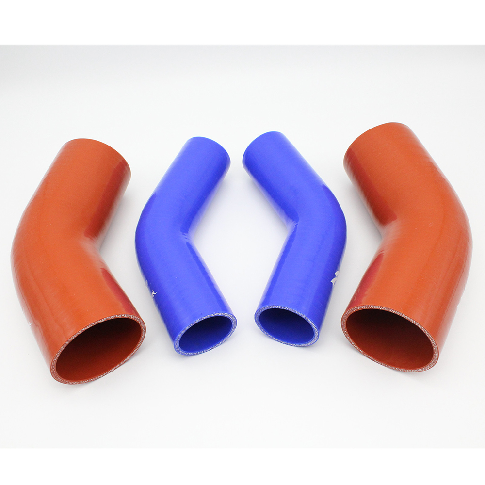 Paishun - High Temperature Resistance Colored Silicone Tubing 45 Degree Elbow Reducer Silicone Hose 45 Degree Elbow Hose 13