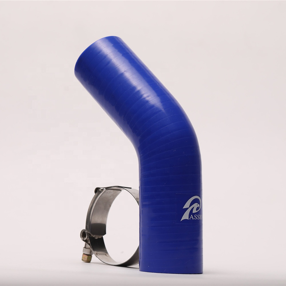 Paishun - Paishun 45 Degree High Pressure Silicone Hose 45 Degree Elbow Hose 5