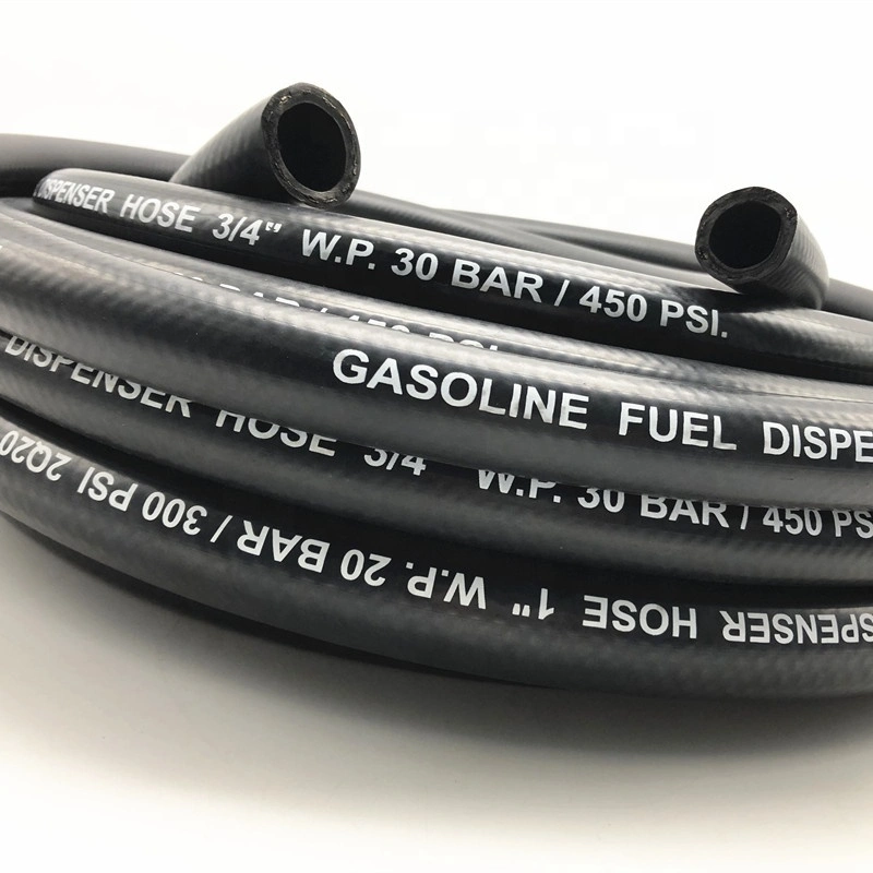 Paishun - Excellent Flexibility Steel Wire Embedded Petrol Pump Hose for Petrol Stations Gasoline Fuel Oil Hose 1