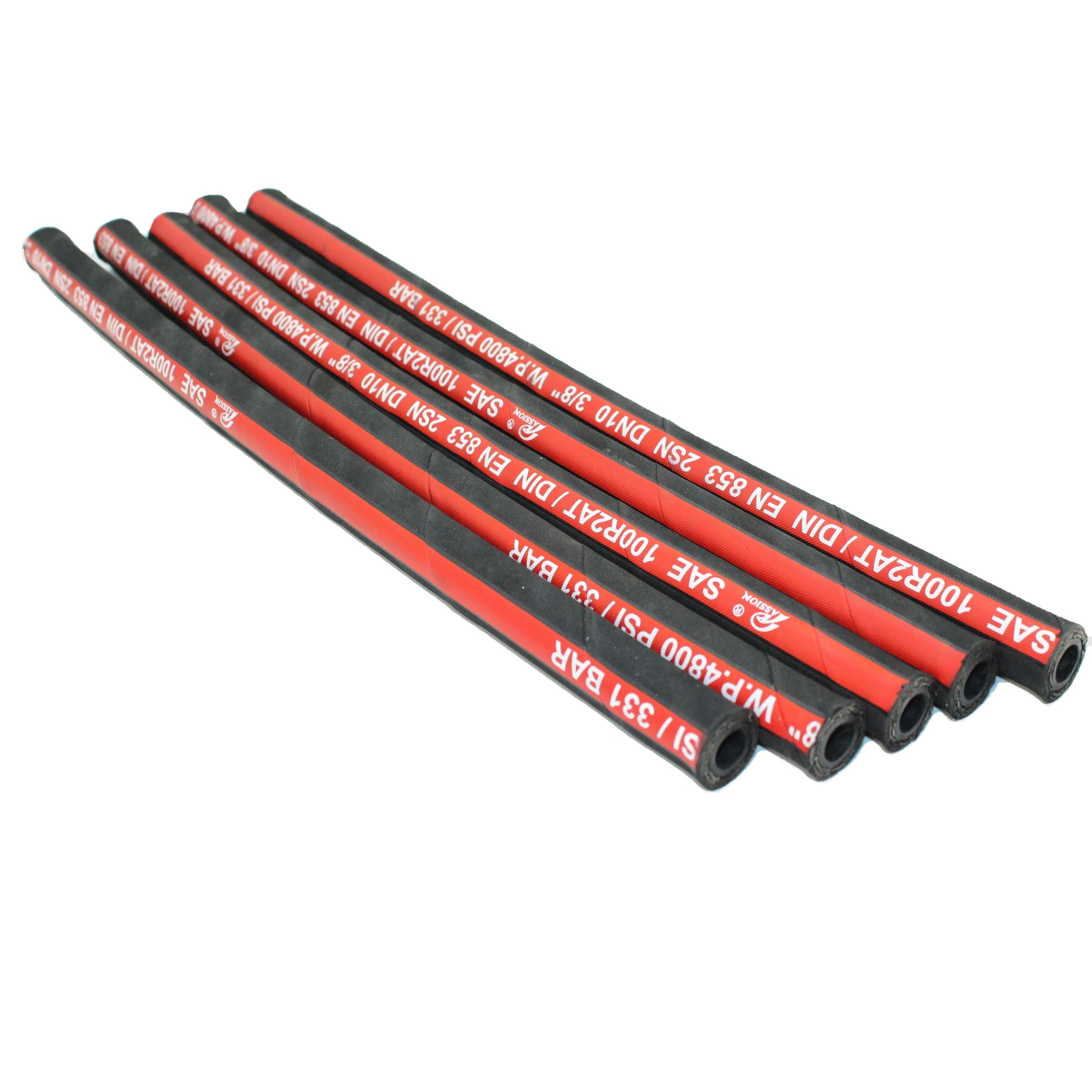 Paishun - CE Certified SAE 100R2AT/EN853 2SN 2 Ply Hydraulic Hose for Mining Industry SAE 100R2 / EN 853 2SN 1