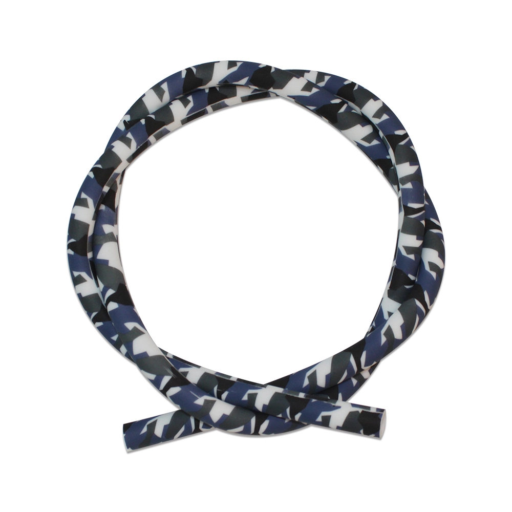 Paishun - Various Patterns 12 mm 150cm Long Matte Soft Touch Silicone Carbon Hookah Hose Hookah Silicone Hose 1