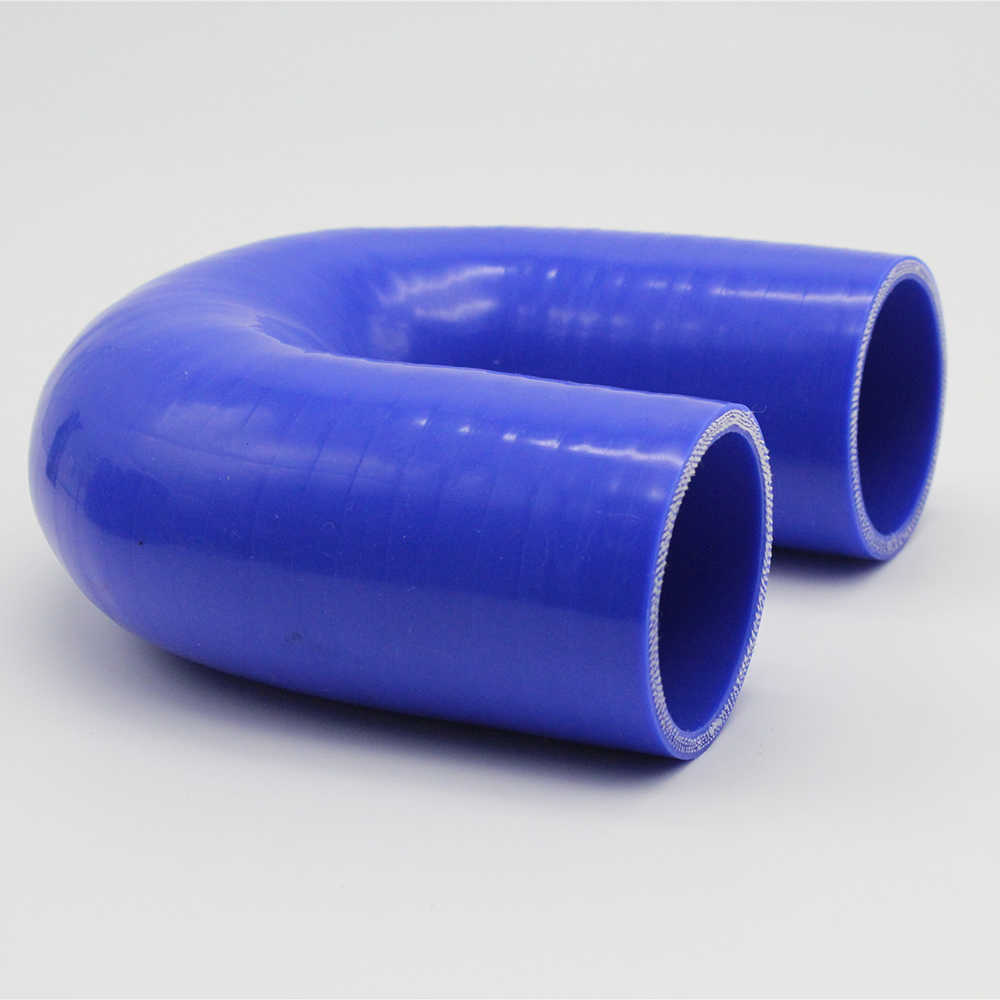 Paishun - High Pressure Heat Resistant 4 Ply Polyester 180 Degree Silicone Coupler Silicone Rubber hose 9