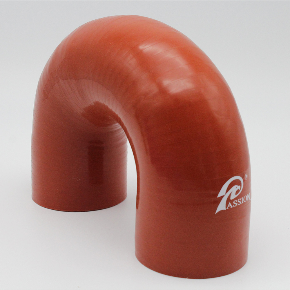 Paishun - High Pressure Heat Resistant 4 Ply Polyester 180 Degree Silicone Coupler Silicone Rubber hose 10