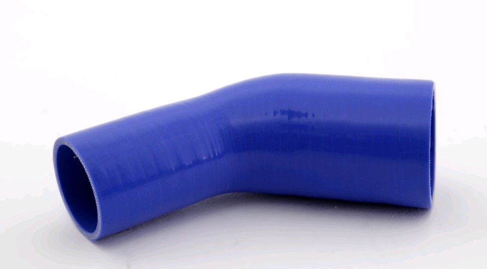 Paishun - ユニバーサルカースチームチューブ 45度 3インチ～2.5インチ シリコンレデューサーエルボ シリコンゴムホース 10