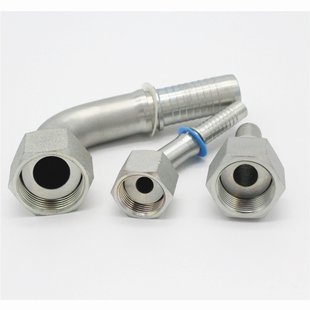 Paishun - 3/8 ORFS FEMALE FLAT Face Other Hydraulic Hose Connector Fitting Parts (24211-T) Ferrule/ Fitting/ Coupler 13