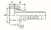 Paishun - 3/8 ORFS FEMALE FLAT Face Other Hydraulic Hose Connector Fitting Parts (24211-T) Ferrule/ Fitting/ Coupler 10