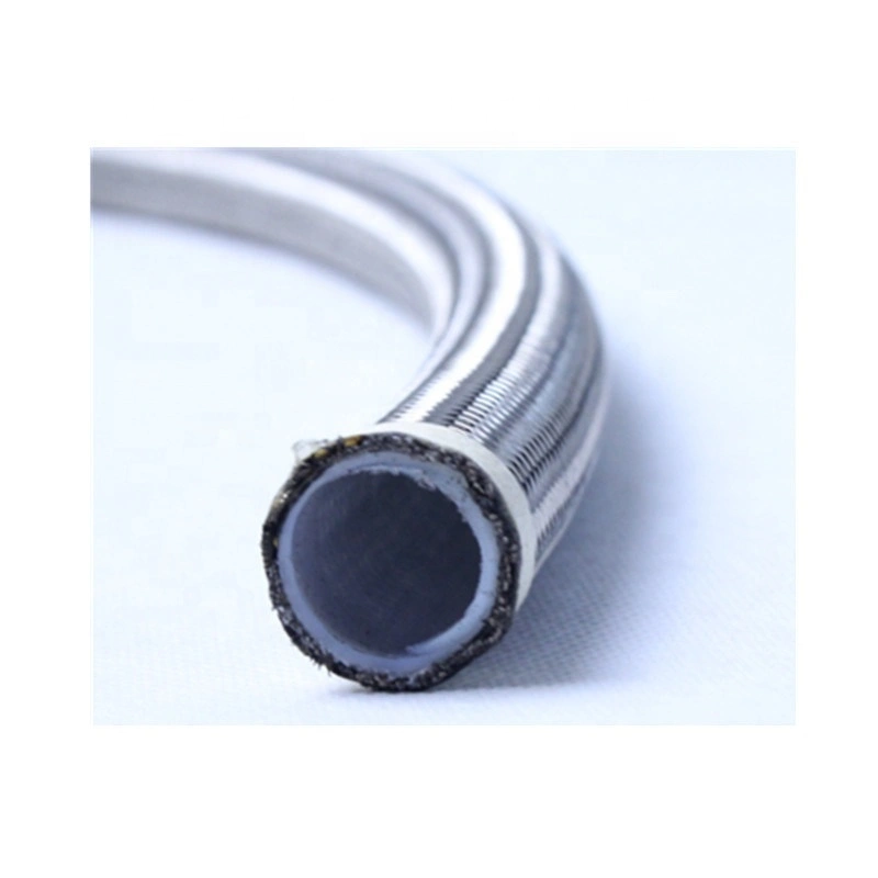 Paishun - 6mm Flexible Tube Stainless Steel PTFE Braided Hose for Steam SS PTFE Smooth Hose 1