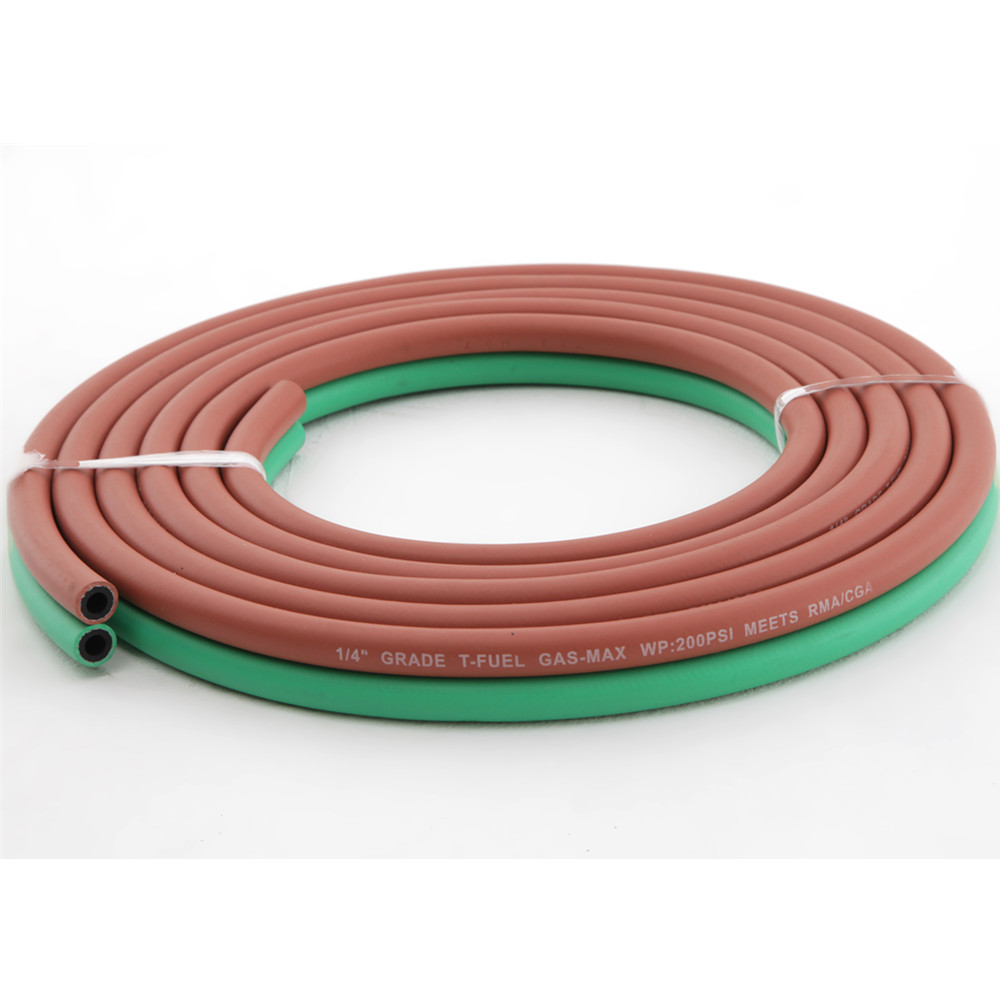 Paishun - ISO3821 Flexible 6mm Inert Single Rubber Gas Welding Oxygen Hose Single Welding Hose 13