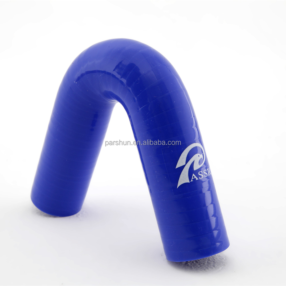 Paishun - 135 Degree Elbow Pipe Blue/Black Flexible Intercooler Silicone Hose 135 Degree Elbow Hose 11