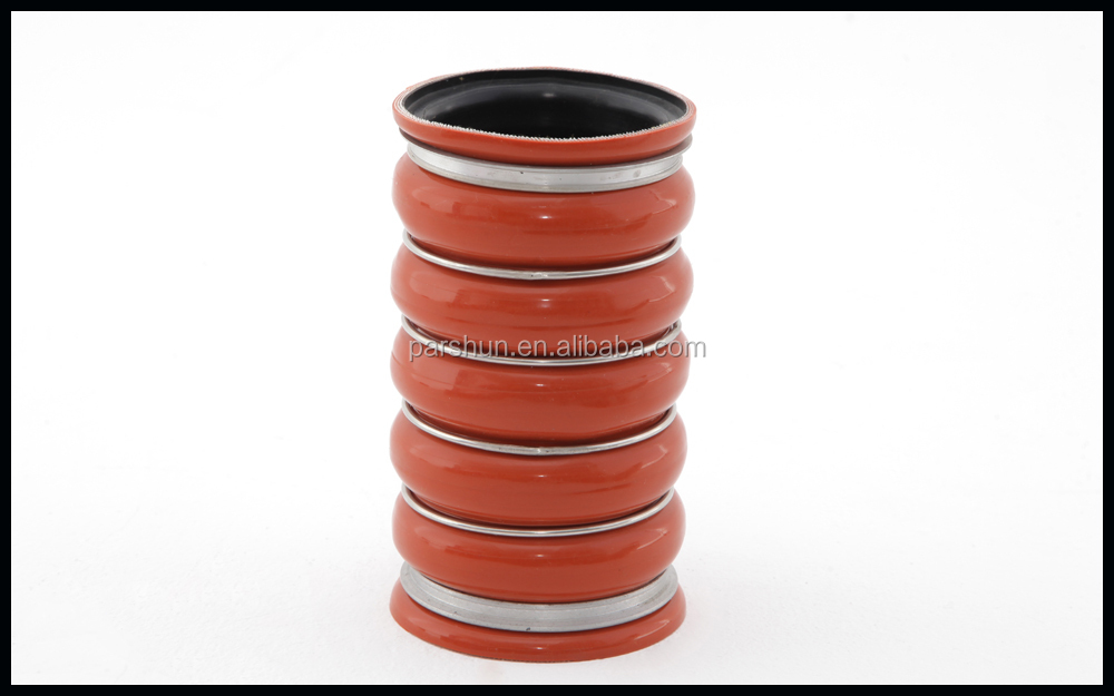 Red Hump Intake Pipe Tube Charging Air Silicone Heavy Duty Truck Hose