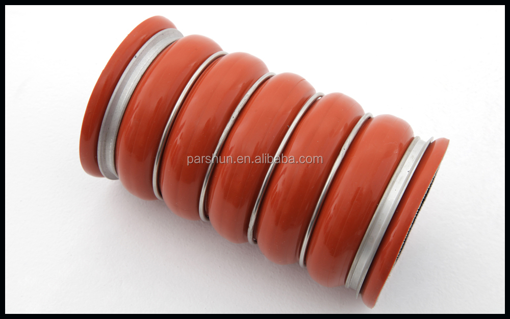 Red Hump Intake Pipe Tube Charging Air Silicone Heavy Duty Truck Hose