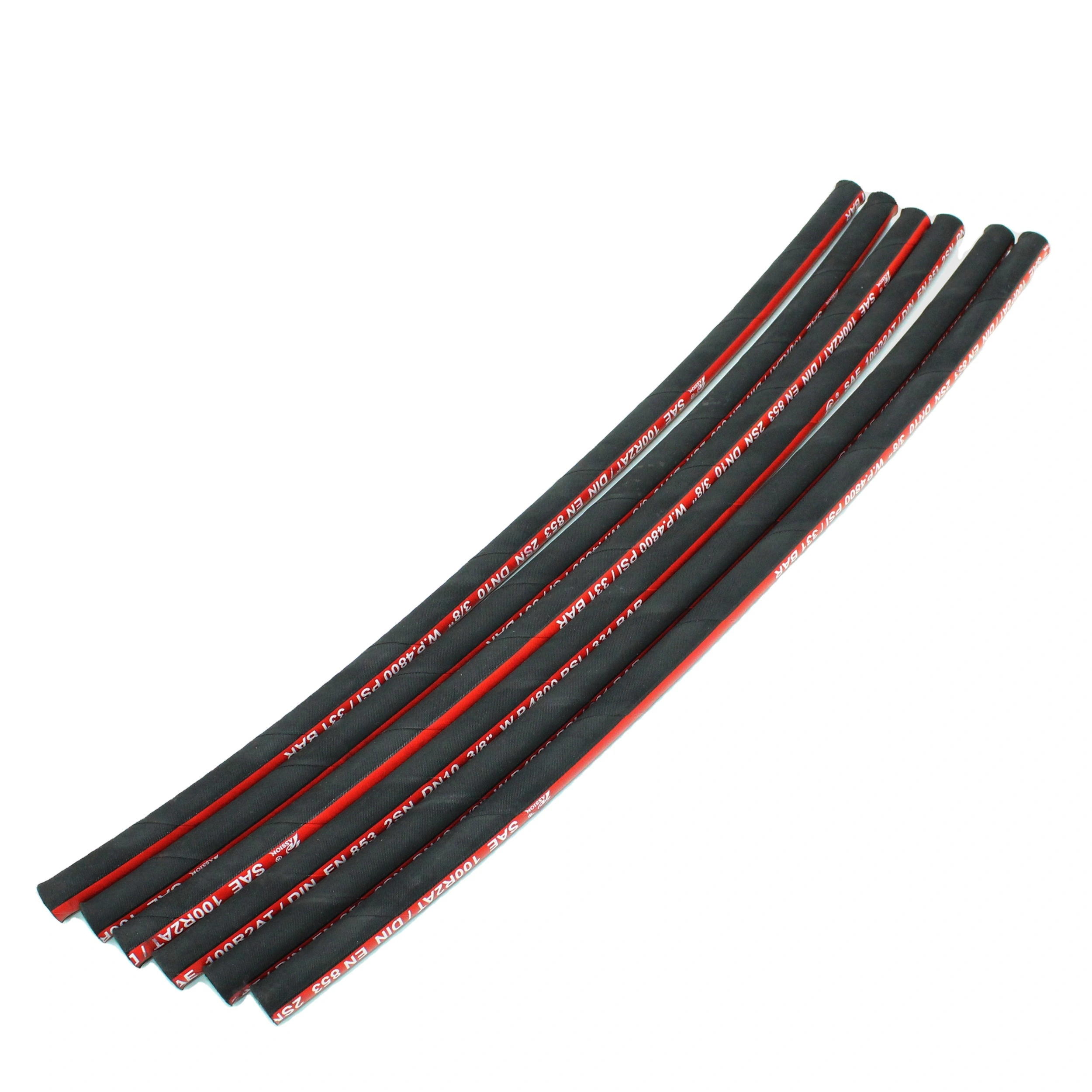 Paishun - Hydraulic Parts High Pressure Hydraulic Applications Rubber Hose Hydraulic Industrial Rubber hose R1 R2 for Sale SAE 100R2 / EN 853 2SN 1
