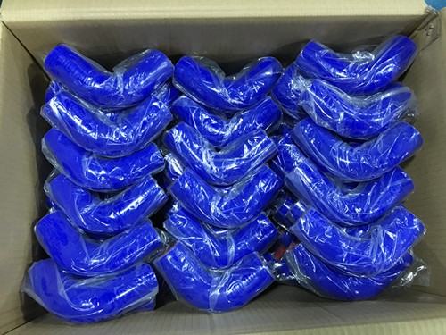 3" Colorful 135 Degree Elbow 4-Ply Silicone Hose For Turbo/Intercooler/Intake Piping