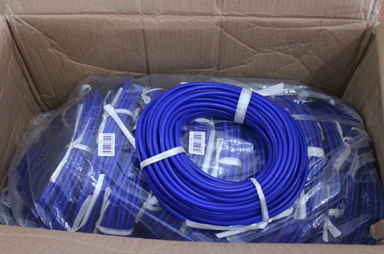 Paishun - Black/Blue ID 6mm OD 10mm Silicone Vacuum Hose Silicone Heater Hose / Braided Silicone Hose 13