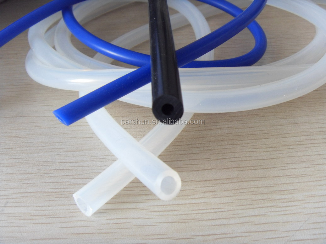 Paishun - Flexible Black/Red/Blue/Transparent Flexible ID 6mm Small Diameter Rubber Hose Silicone Heater, Vacuum Hose 8