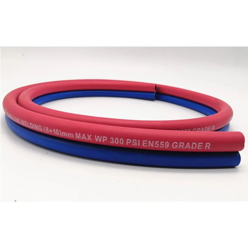 Paishun - EN559 Certified 5/16''+3/8'' Rubber Mig Welder Gas Hose Twin Welding Hose 1