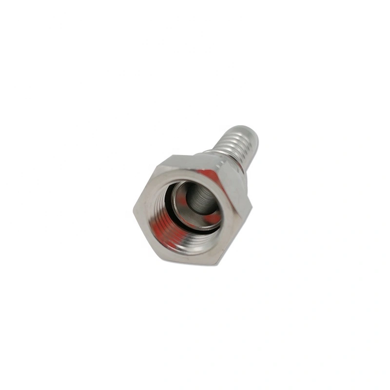 Paishun - Stainless Steel 304 JIC Hydraulic Crimper PTFE Tube Fittings Connectors JIC 74 degree Cone Seal 1