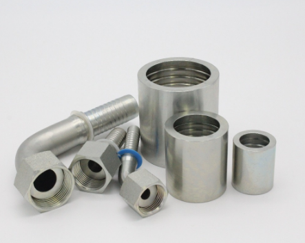 Paishun - Carbon Steel Stainless Steel Hydraulic Hose Ferrule for SAE 100R2AT/EN853 2SN Hose 00210 Hydraulic Hose Ferrule 10