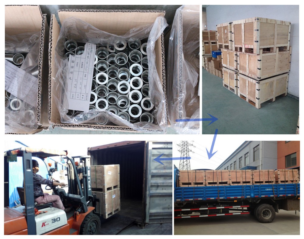 Paishun - Carbon Steel Stainless Steel Hydraulic Hose Ferrule for SAE 100R2AT/EN853 2SN Hose 00210 Hydraulic Hose Ferrule 13