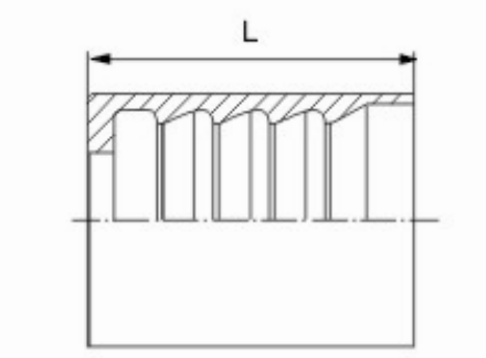 Paishun - Carbon Steel Stainless Steel Hydraulic Hose Ferrule for SAE 100R2AT/EN853 2SN Hose 00210 Hydraulic Hose Ferrule 9