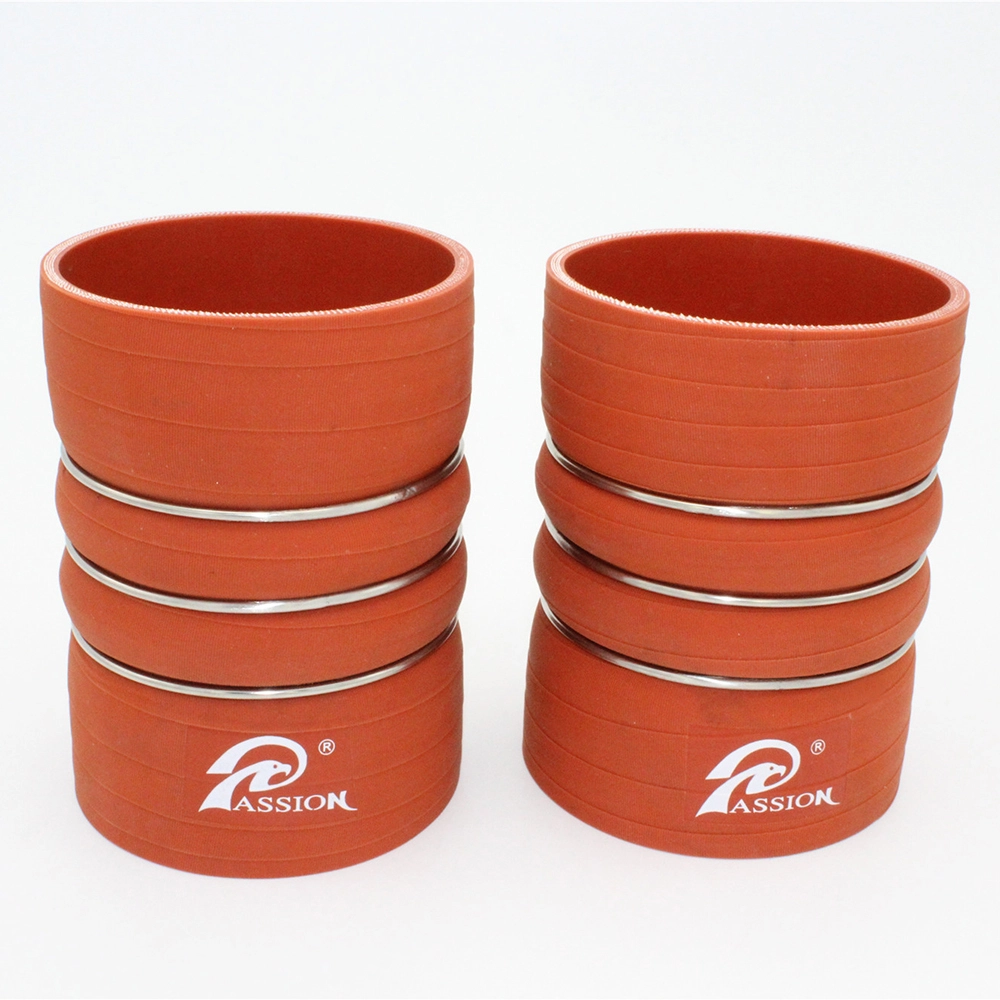 Paishun - Durable High Temperature Multi Humps with Stainless Rings Silicone CAC Hose Silicone Rubber hose 1
