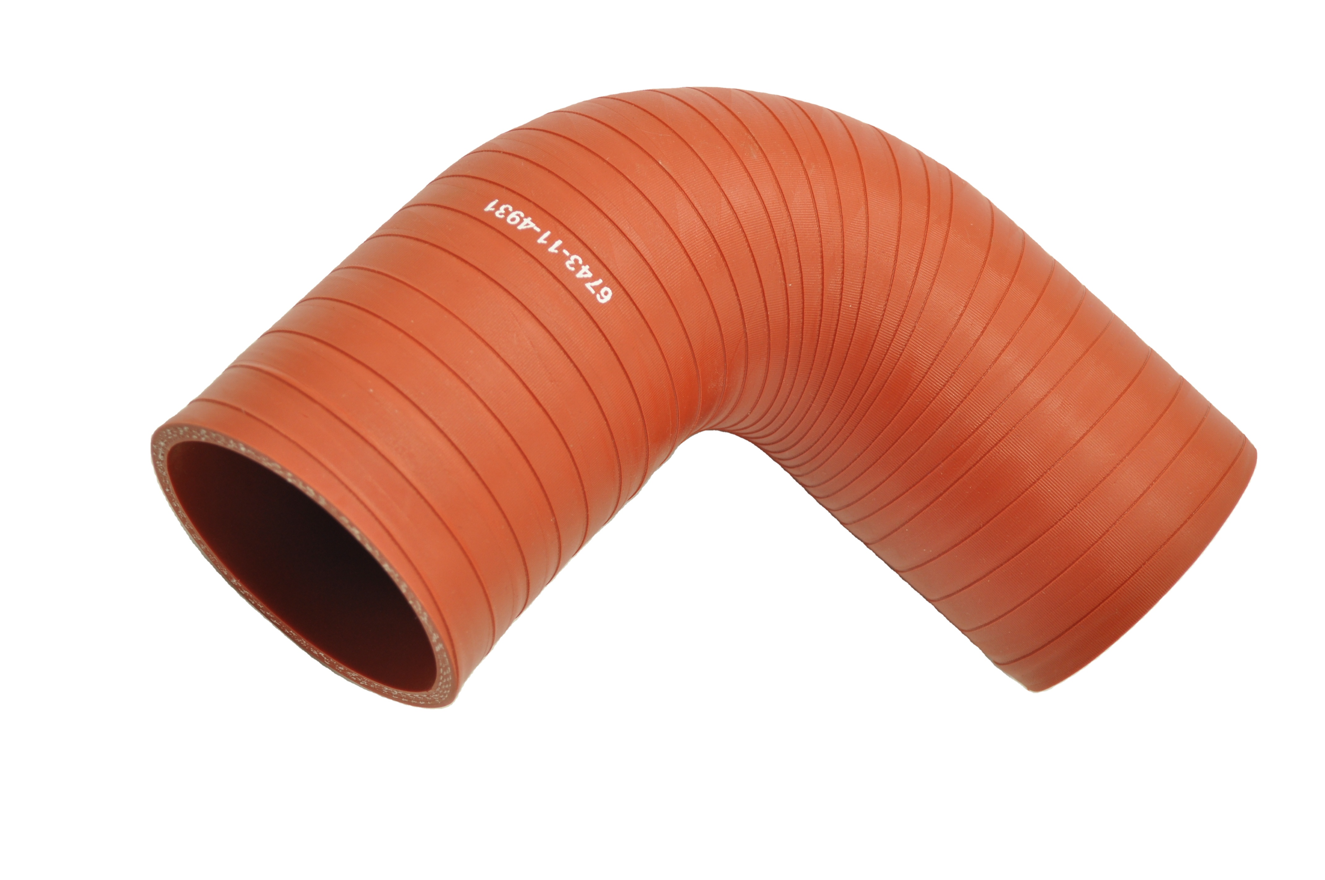 Paishun - OEM 6743-11-4931 High Pressure Engine Coolant Water Heat Resistant Truck Silicone Hose Hose for KOMATSU 8