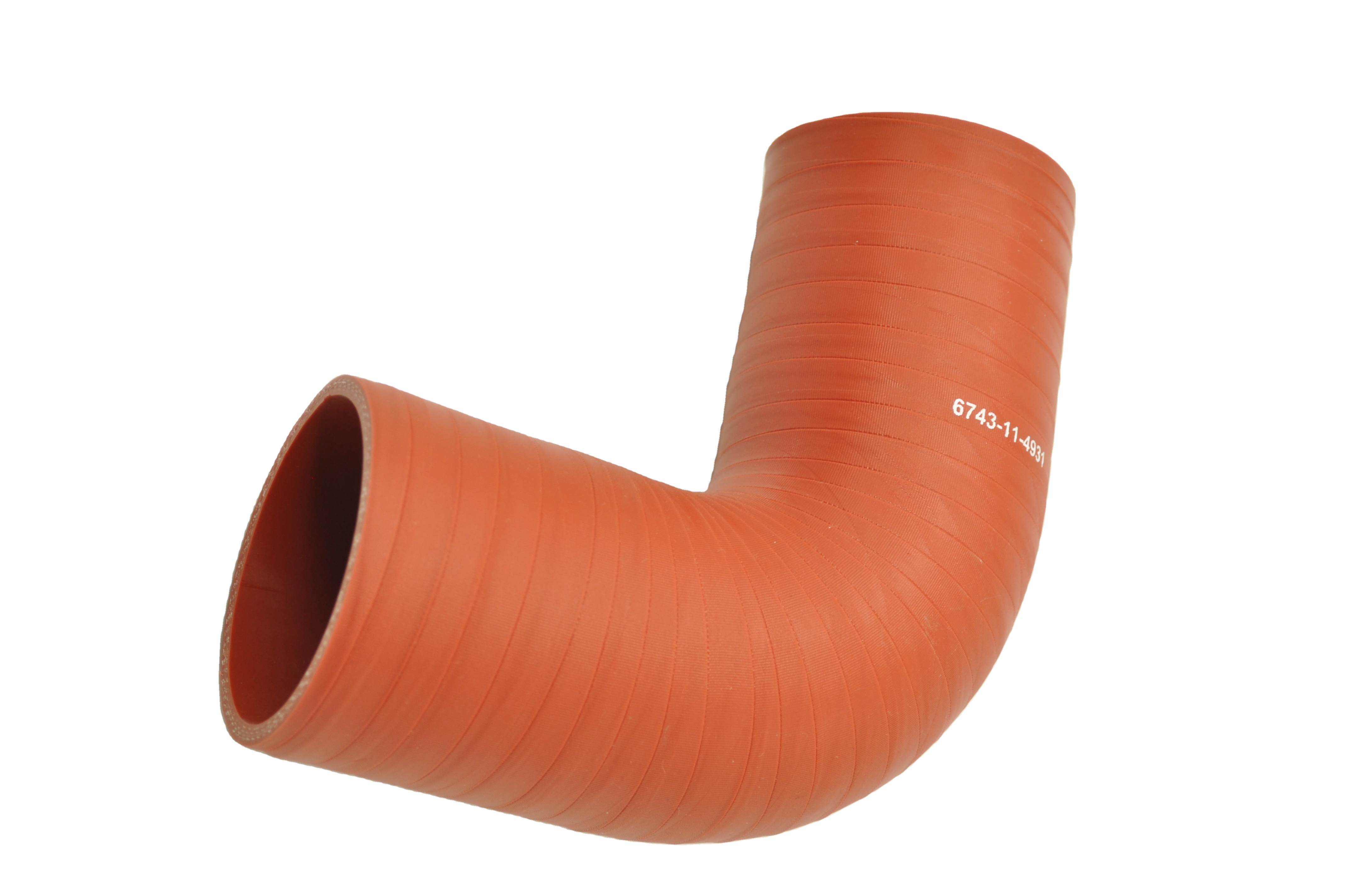 Paishun - OEM 6743-11-4931 High Pressure Engine Coolant Water Heat Resistant Truck Silicone Hose Hose for KOMATSU 9