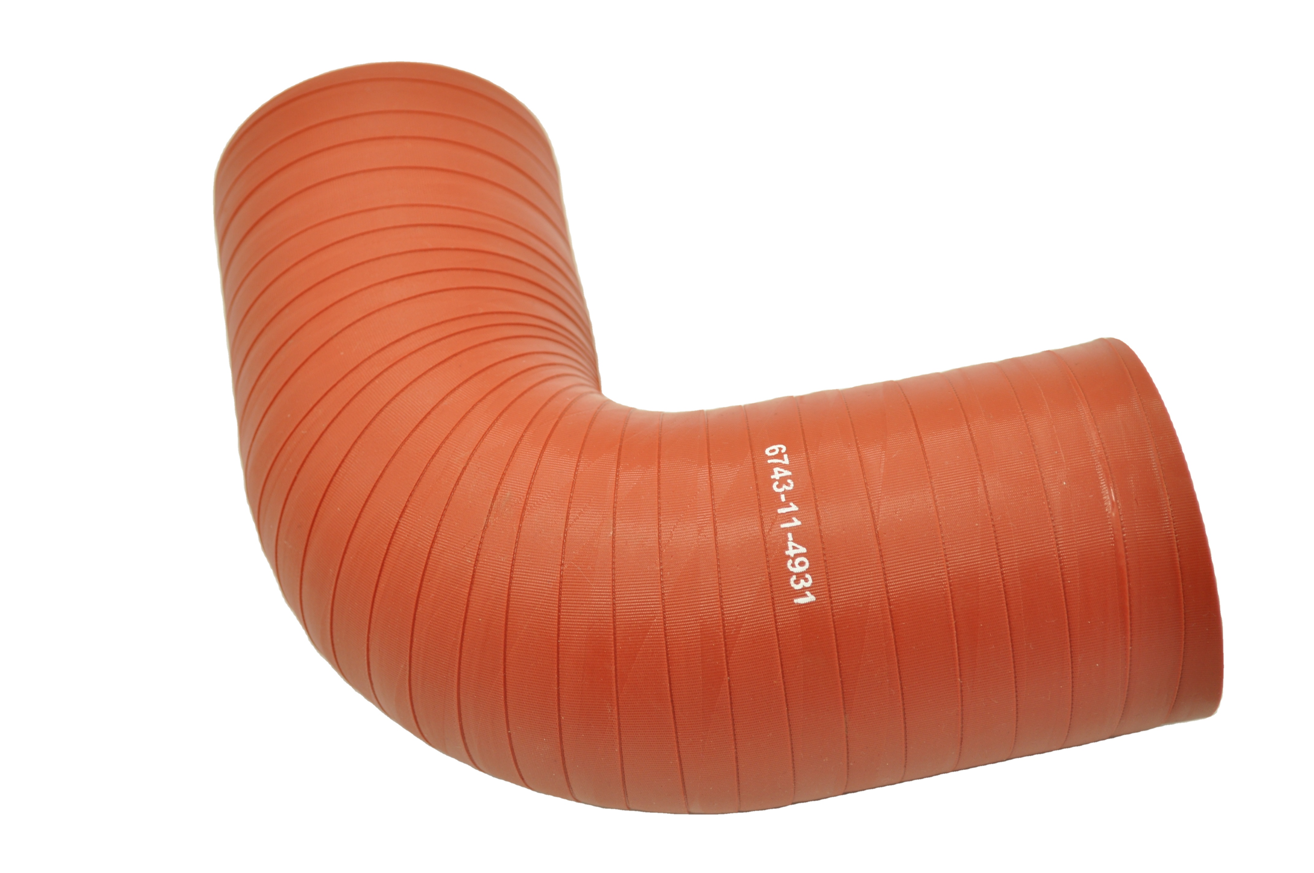 Paishun - OEM 6743-11-4931 High Pressure Engine Coolant Water Heat Resistant Truck Silicone Hose Hose for KOMATSU 10