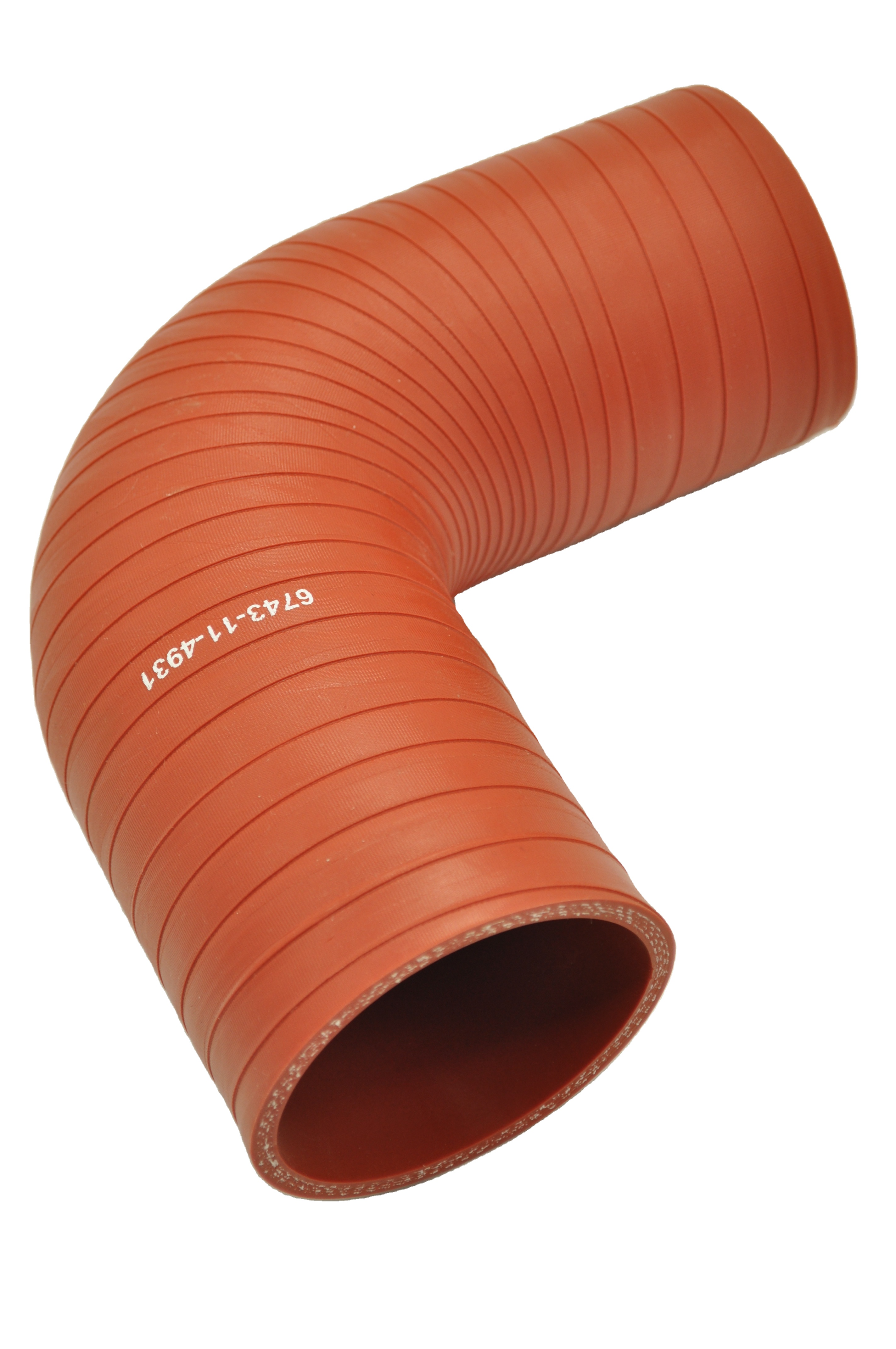 Paishun - OEM 6743-11-4931 High Pressure Engine Coolant Water Heat Resistant Truck Silicone Hose Hose for KOMATSU 11
