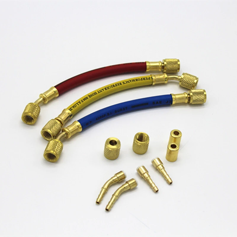 Paishun - R12 ,R22 ,R134a Charging Hose Assembly for Air Condition/Refrigerator Refrigerant Hose 1