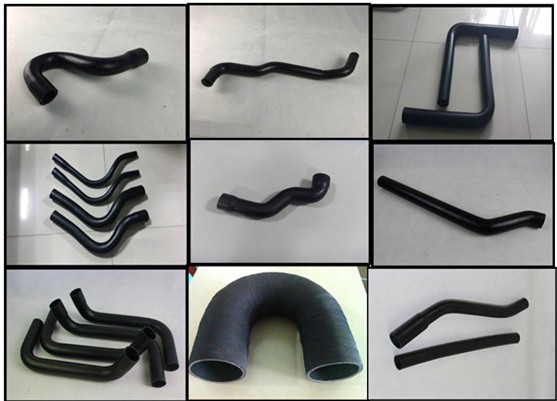 Paishun - Hand Wrapped Black Surface Formed Elbow EPDM Radiator Hose Radiator Silicone Hose 11