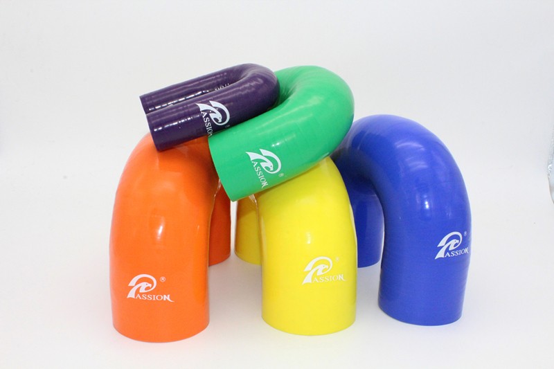 Paishun - 180 Degree Elbow U Shape Silicone Rubber Intercooler Piping Couplers 180 Degree Elbow Hose 10