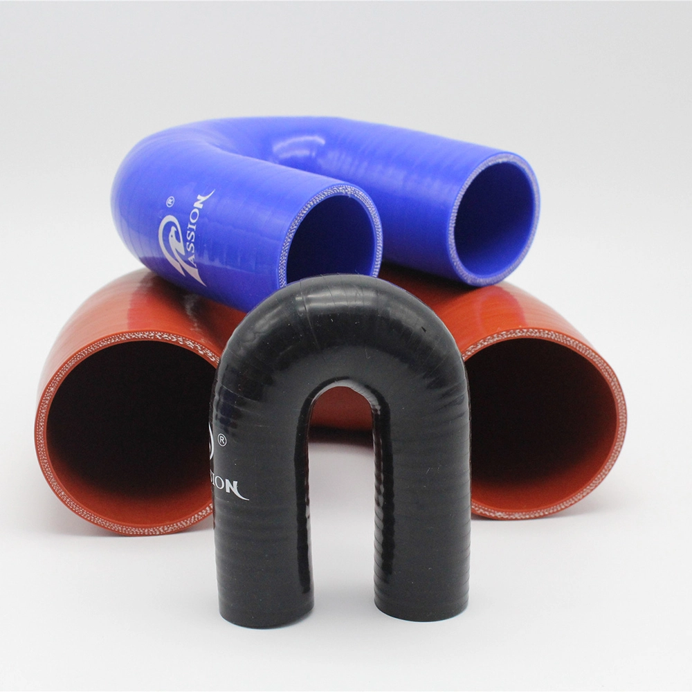 Paishun - 180 Degree Elbow U Shape Silicone Rubber Intercooler Piping Couplers 180 Degree Elbow Hose 1