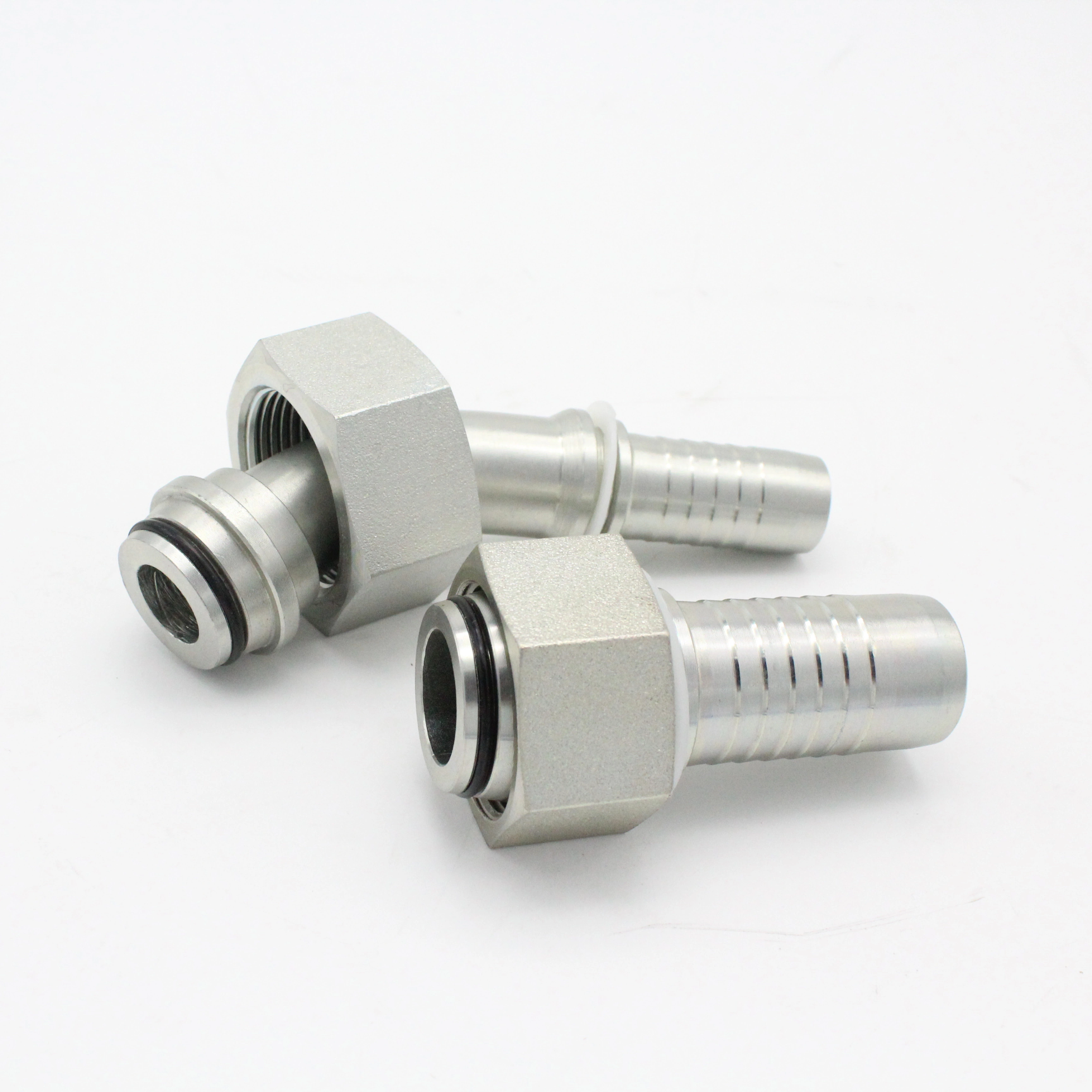 Paishun - 45 Degree Metric Female 24 Degree Cone Crimp Hydraulic Hose Fitting Ferrule/ Fitting/ Coupler 1