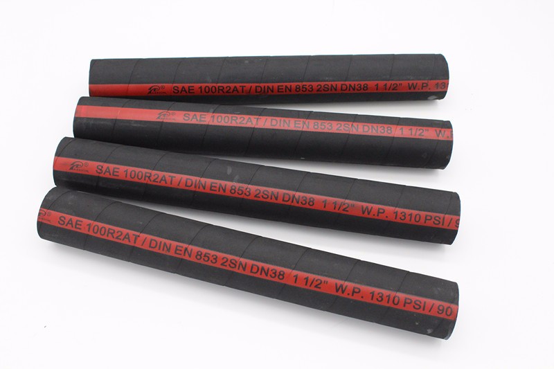 Paishun - DIN EN853 2SN 1 1/2 Inch Brand Names Hydraulic Hose SAE 100R2 EN853 2SN 5