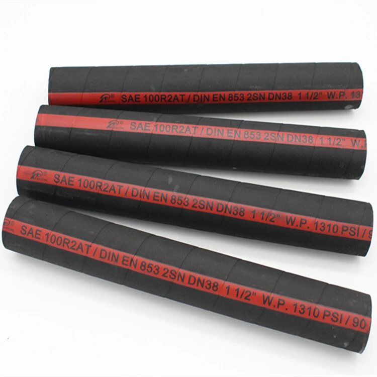 Paishun - DIN EN853 2SN 1 1/2 Inch Brand Names Hydraulic Hose SAE 100R2 EN853 2SN 1
