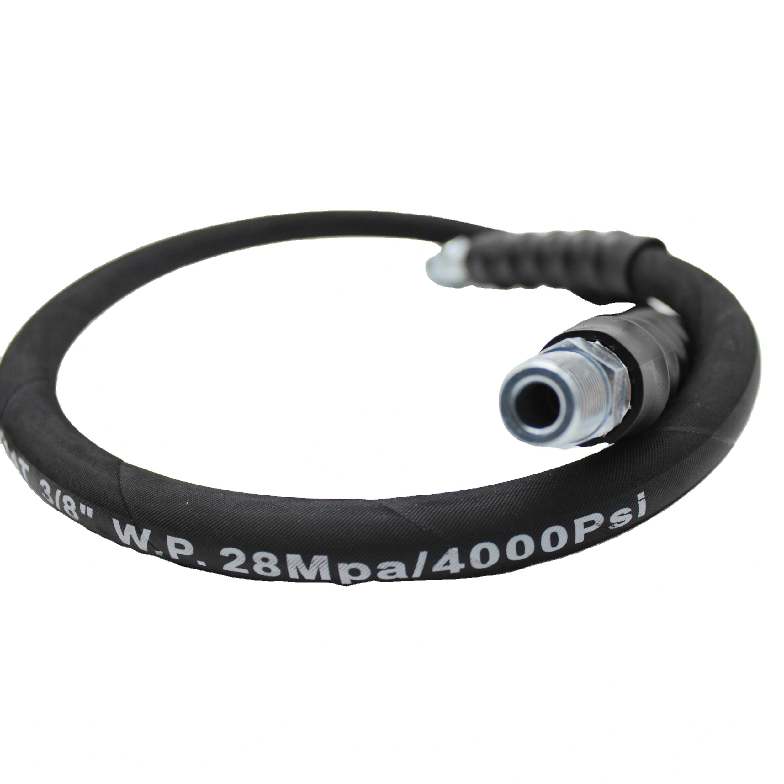 Paishun - CE Certified 3/8 High Pressure Car Washer Hose with Fittings and Guards High Pressure Jet Washer Hose 1